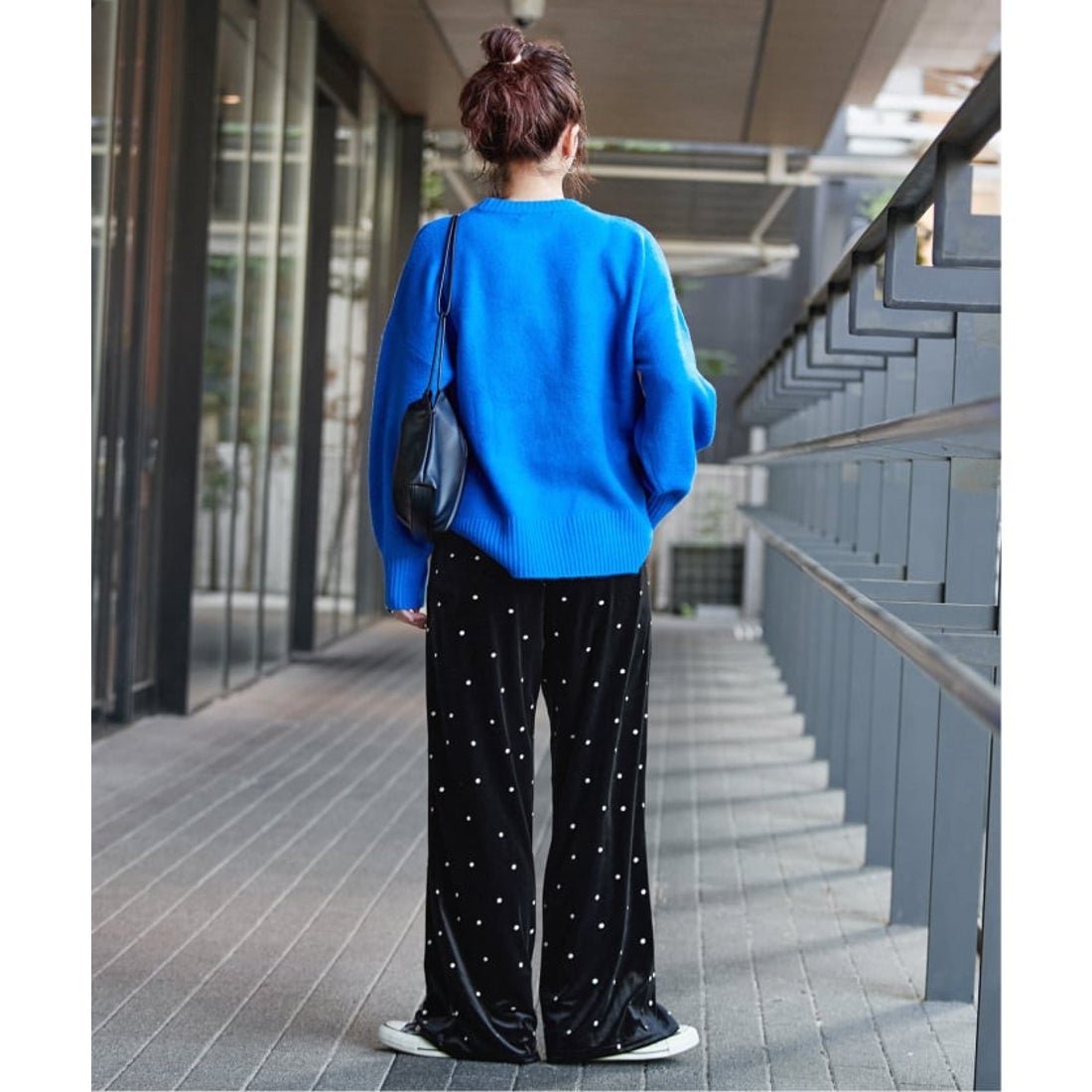 ベーセーストック B.C STOCK 【WEB限定】手洗い可 / ベロアドット刺繍