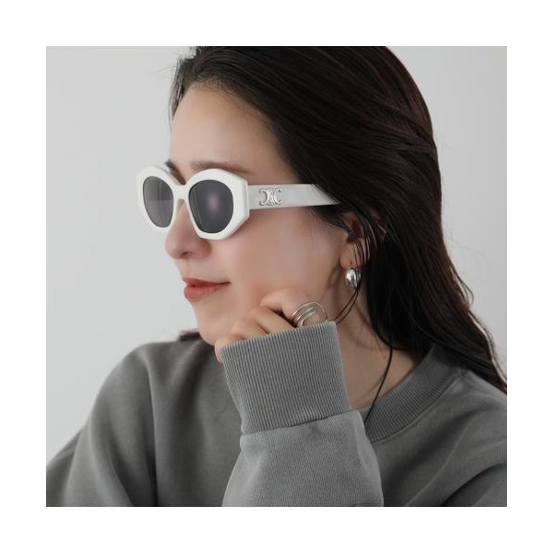 セリーヌ CELINE CELINE サングラス TRIOMPHE 15 CL40238U キャット