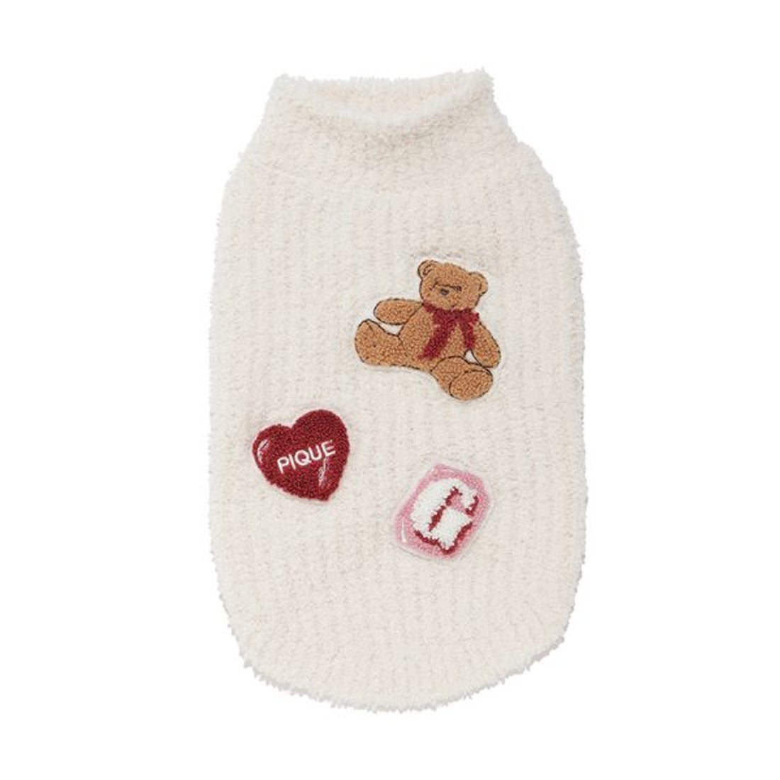 ジェラートピケ gelato pique 【CAT&DOG】ベビモコベアサガラ刺繍プル