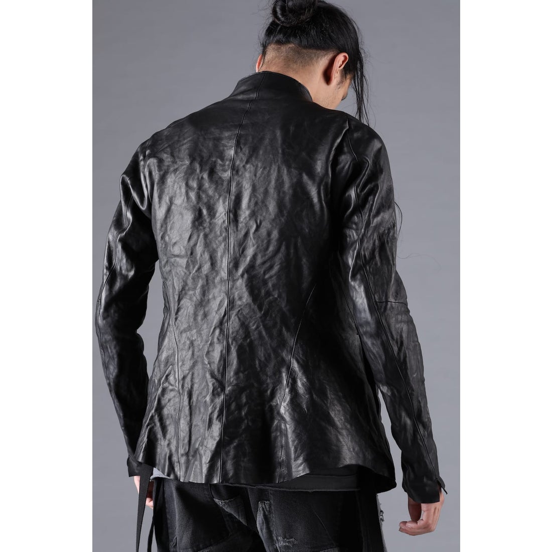 ディーハイゲン D.HYGEN ホースレザーボンディングレザーシャツ