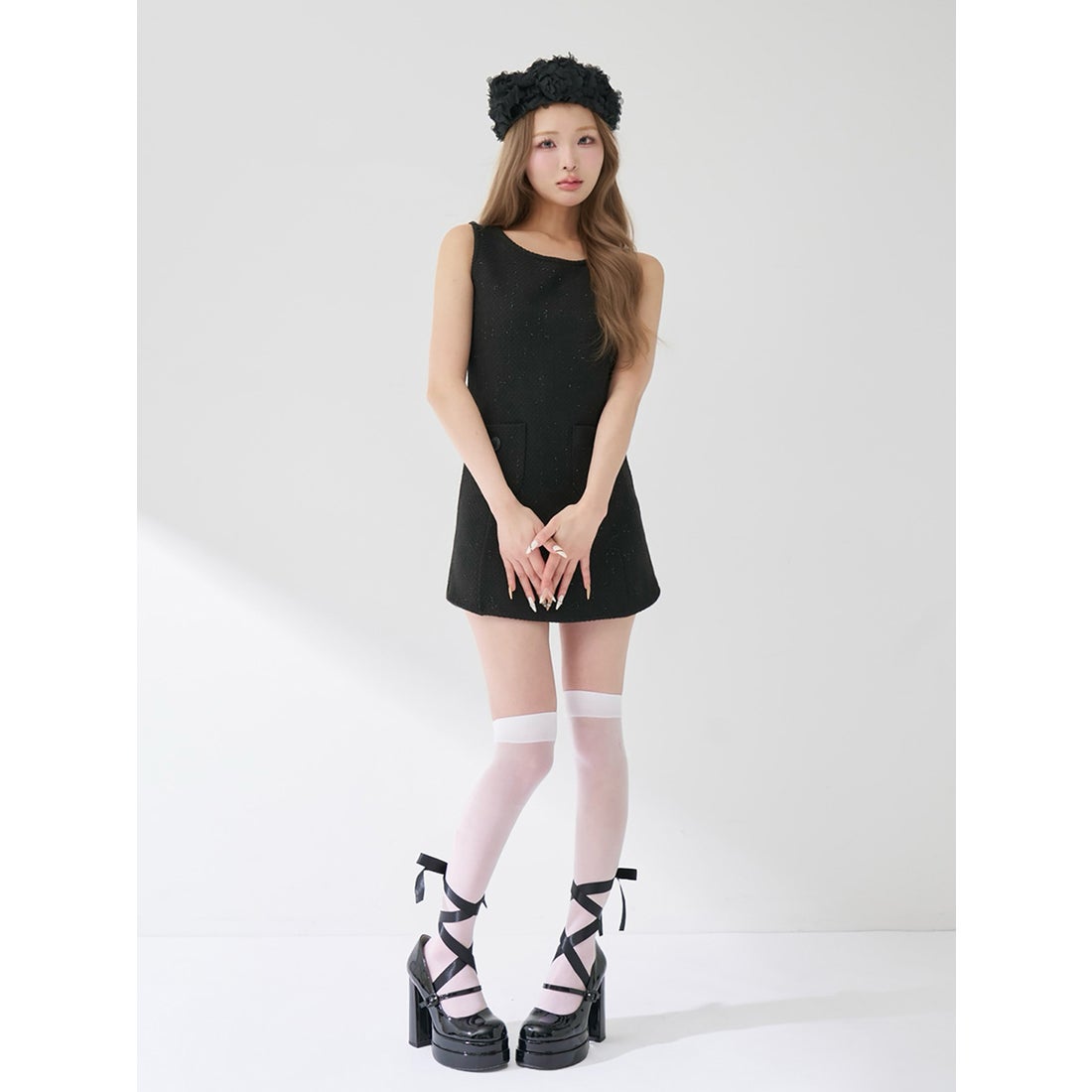 ダーリッチ Darich プラットフォームメリージェーン （ブラック