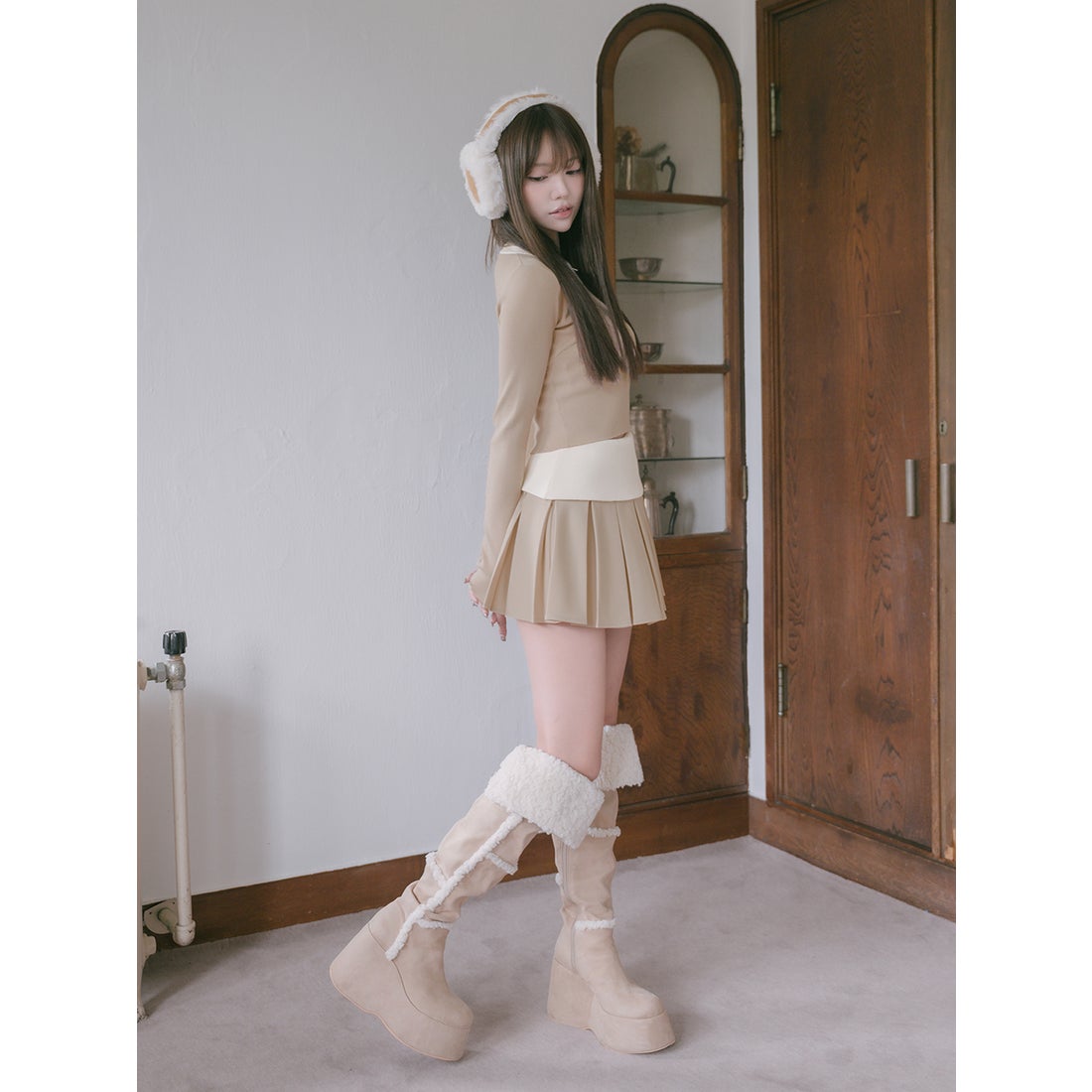 ダーリッチ Darich DARICHニットセットアップ （ブラック） -靴