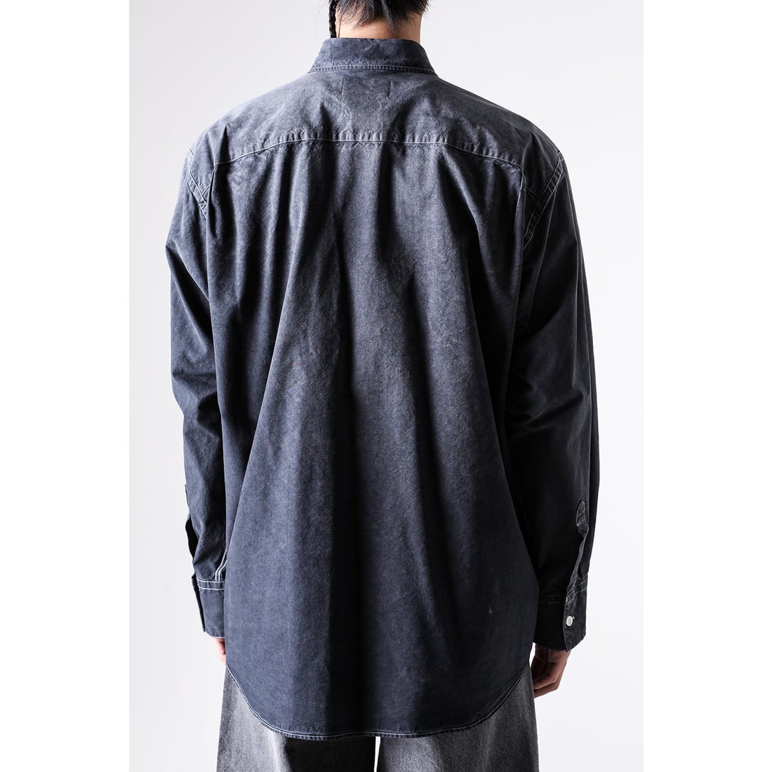 ダブレット doublet Embroidered Chain Shirt （Grey） -FASCINATE