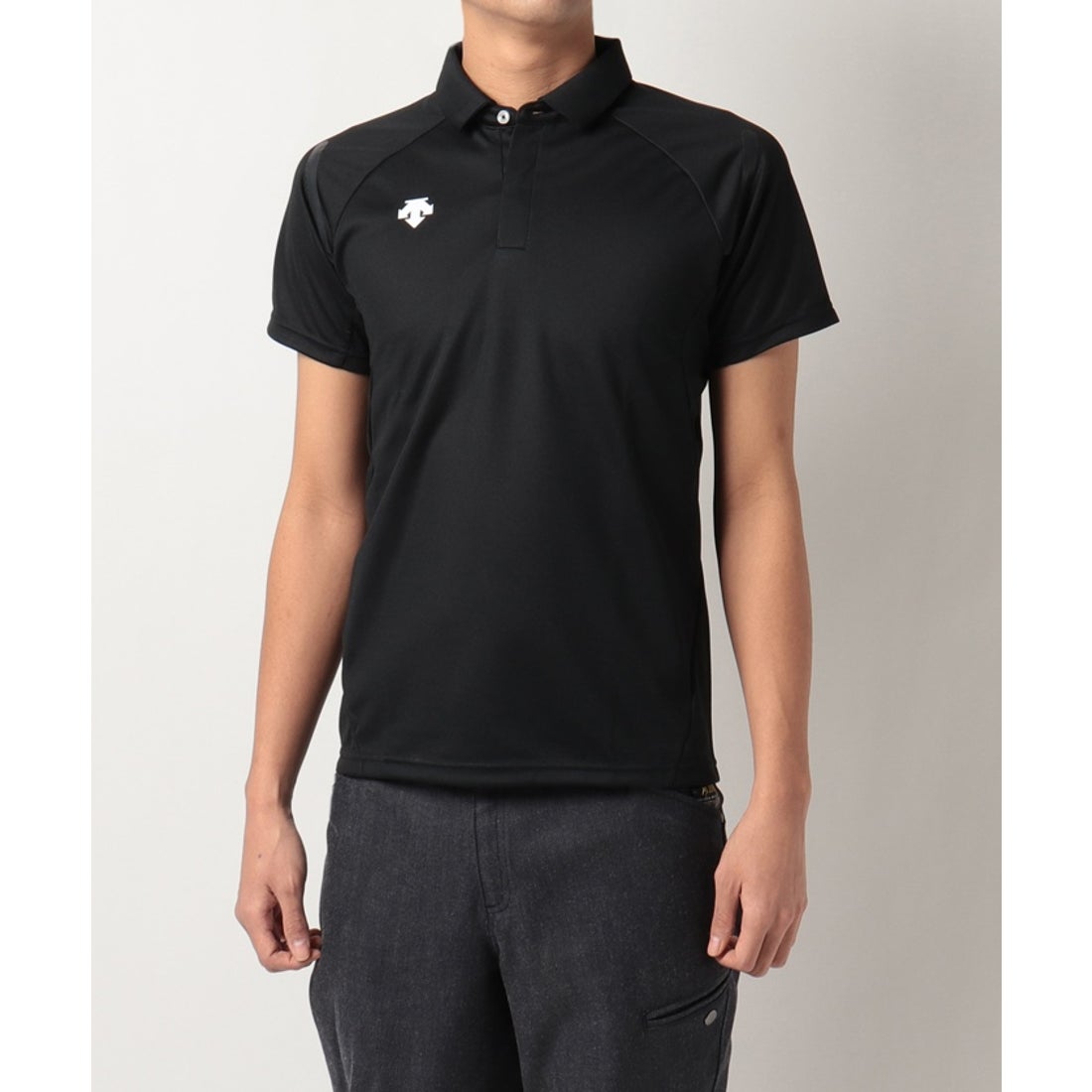 DESCENTE バレーボール 【TEAM】【吸汗速乾】ポロシャツ -デサント