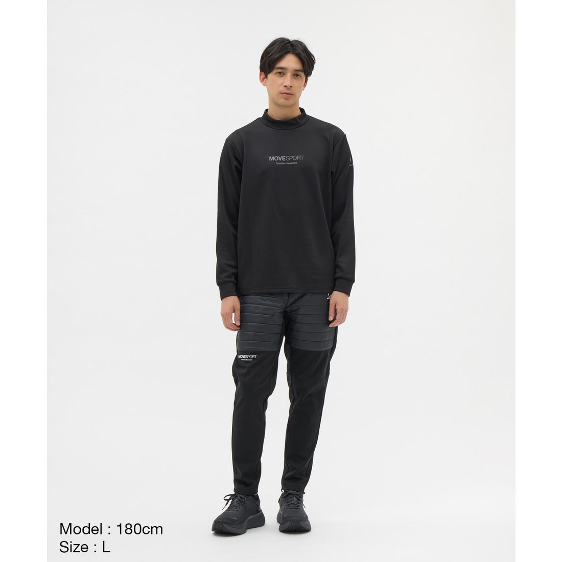 ムーブスポーツ MoveSport 【直営店限定】モックネックロングスリーブ