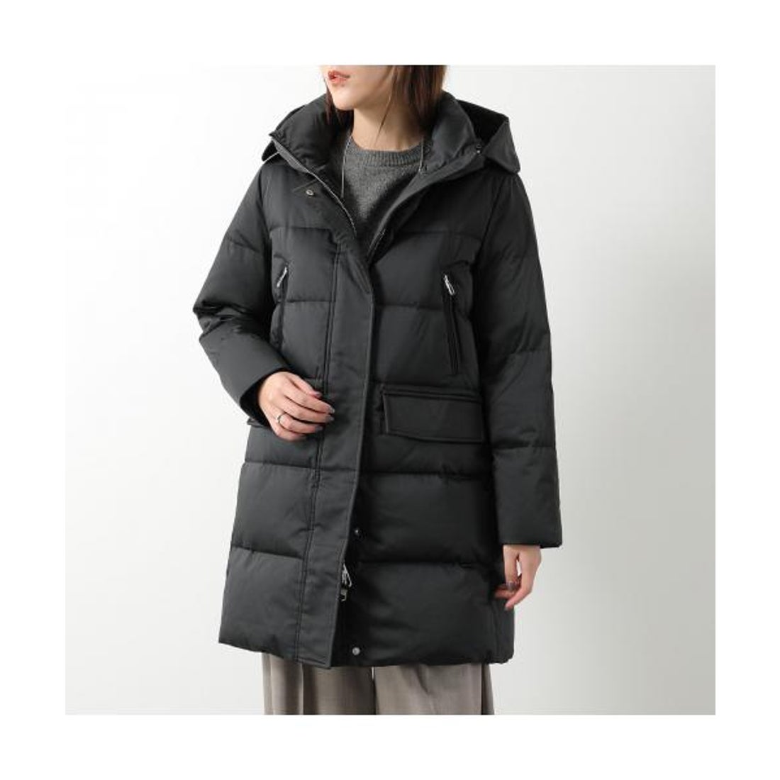 デュノ DUNO DUNO ダウンコート CIRCE MESTRE フード付き サテン （901