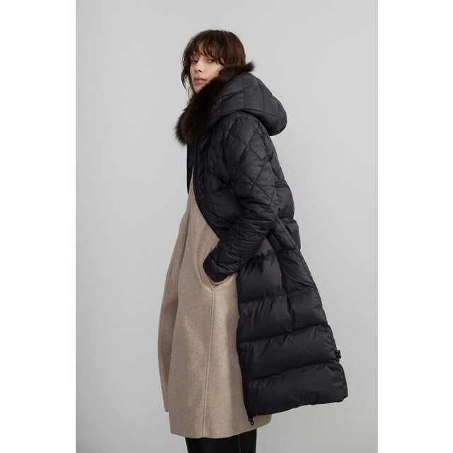 デュベティカ DUVETICA SAQUIDUE black fur-fox / サクイドゥエ （NERO