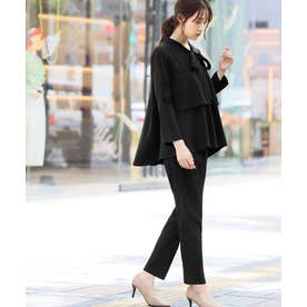 フロリア Flolia ボウタイティアードブラウス テーパードパンツ