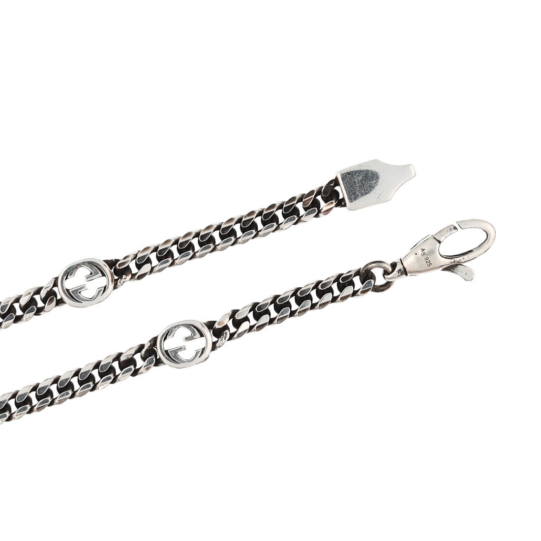 グッチ GUCCI 678657-J8410 ブレスレット インターロッキングG メンズ