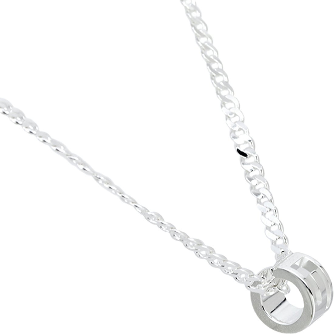 グッチ GUCCI カットアウトGリング ネックレス （シルバー