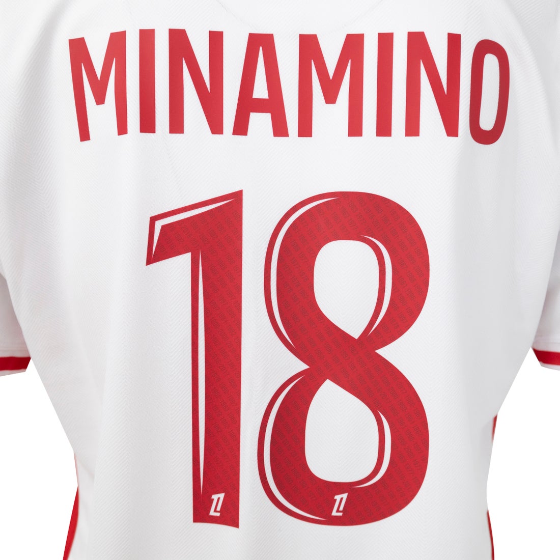 Kappa ASモナコ 24/25 ユニフォーム ホーム 半袖 レプリカ #18.南野