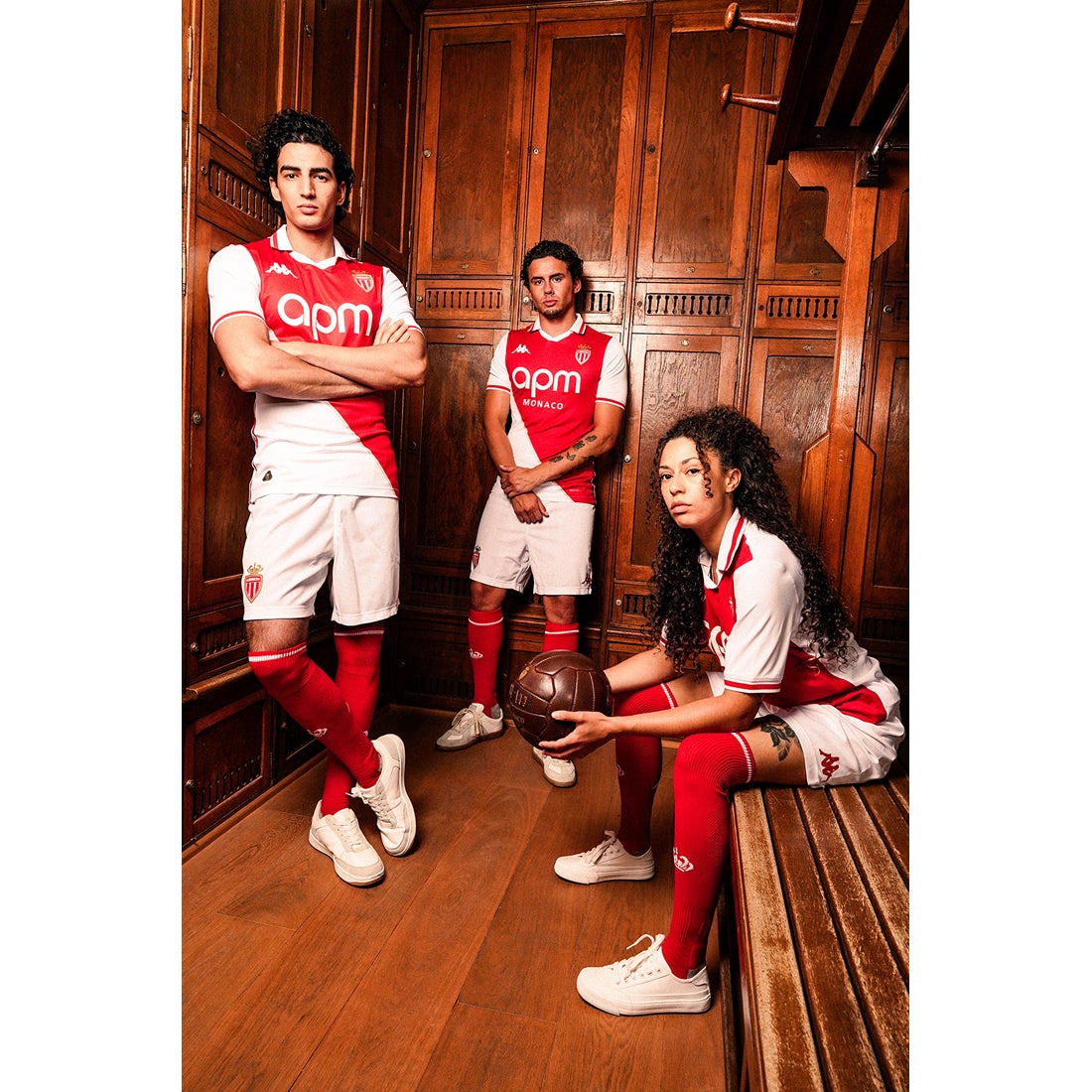 Kappa ASモナコ 24/25 ユニフォーム ホーム 半袖 レプリカ #18.南野