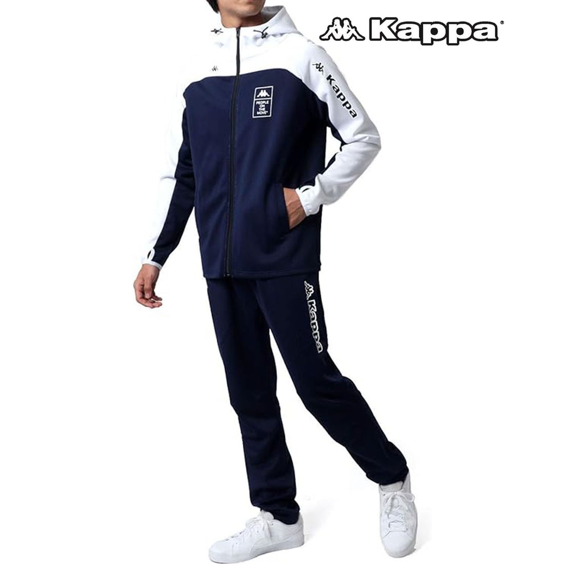 Kappa 別注 胸切替 ジャージ ランニング ウェア セットアップ 上下