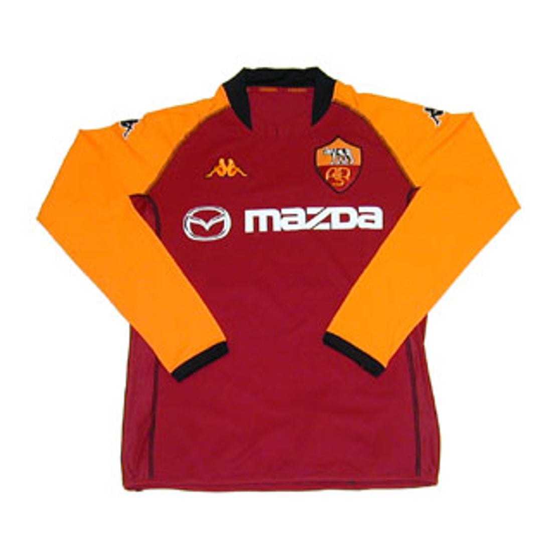 Kappa ASローマ 02/03 ユニフォーム ホーム 長袖 チャンピオンズリーグ