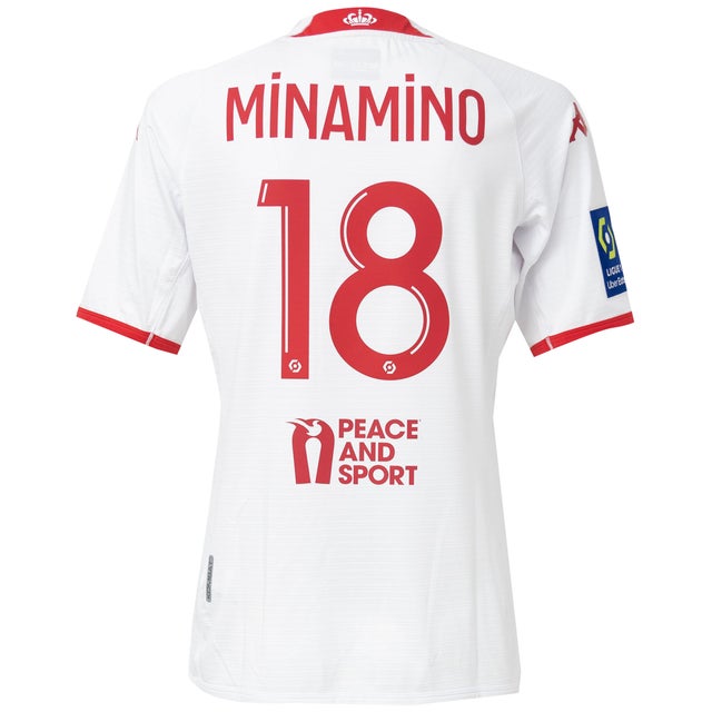 Kappa ASモナコ 22/23 ユニフォーム ホーム 半袖 レプリカ #18.南野