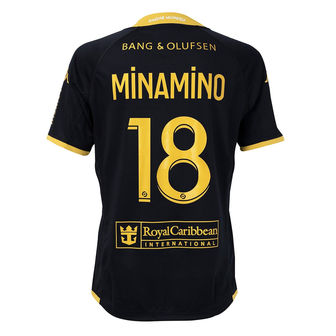 Kappa モナコ 23/24 ユニフォーム アウェイ 半袖 レプリカ #18.南野