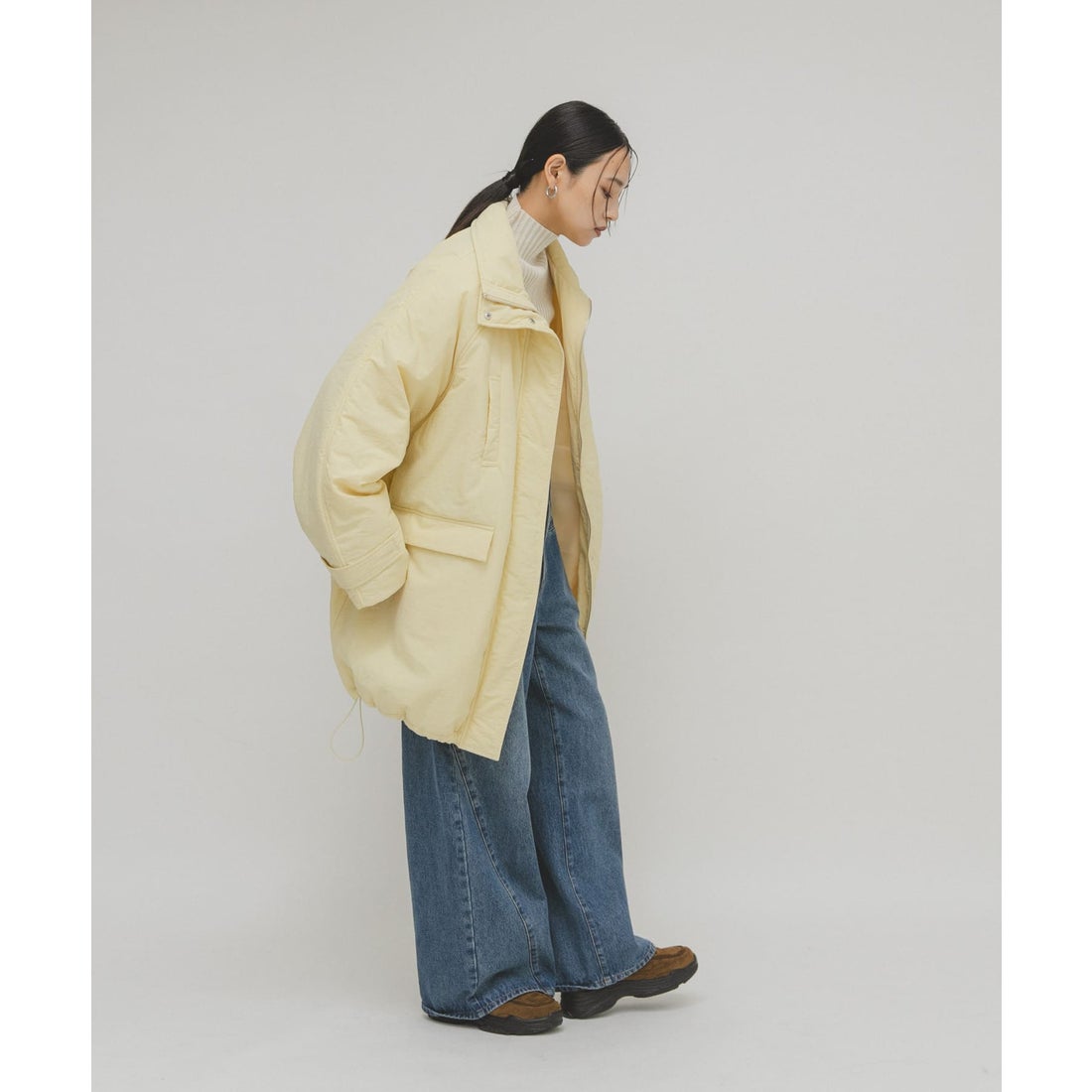 ケービーエフ KBF モンスターパテッドミドルコート （イエロー系その他