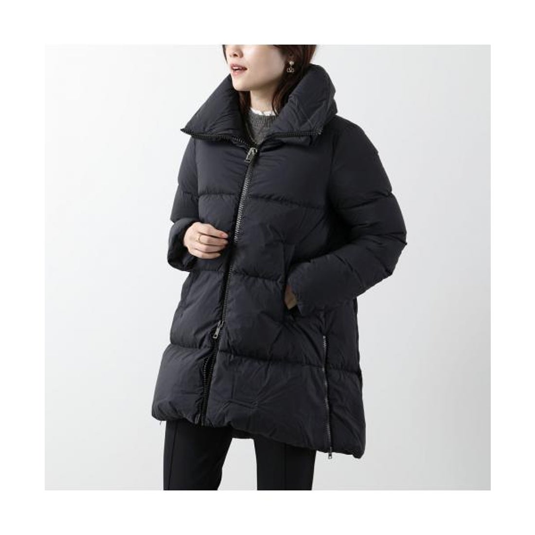 ヘルノ HERNO HERNO ダウンコート PI001959D 12456Z （9300/ブラック