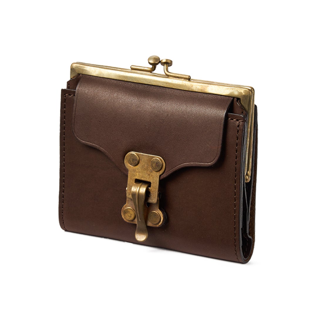 ヴァスコ vasco ヴァスコ 財布 二つ折り財布 がま口 本革 日本製