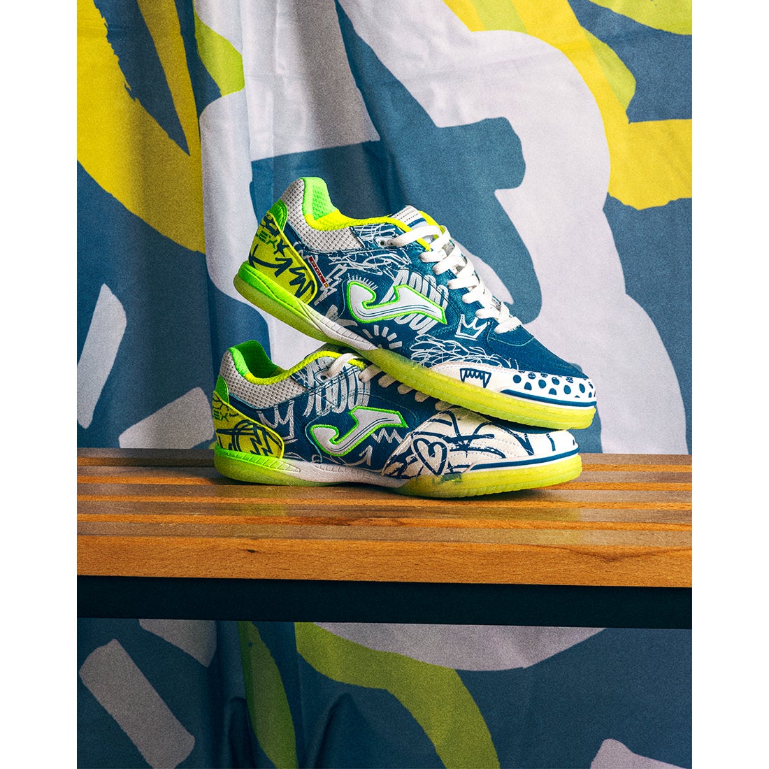 Joma ホマ トップフレックス PITO INDOOR TOPW2564IN ブルー/イエロー