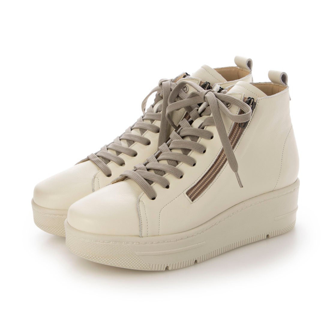 ジェイエス ハートレーベル JS Heartlavel 厚底 本革 日本製 サイド