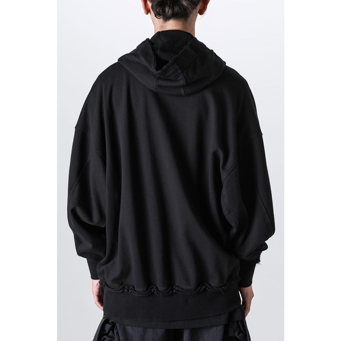 ユリウス JULIUS Cotton Sweat Zip Up Hoodie （Black） 通販 大阪