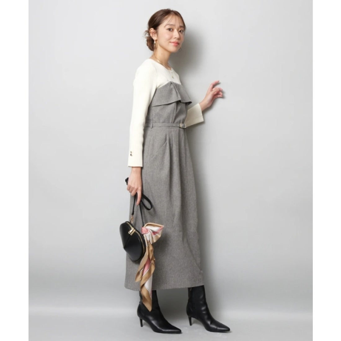 ジャスグリッティー JUSGLITTY ベアドッキングワンピース （ライト