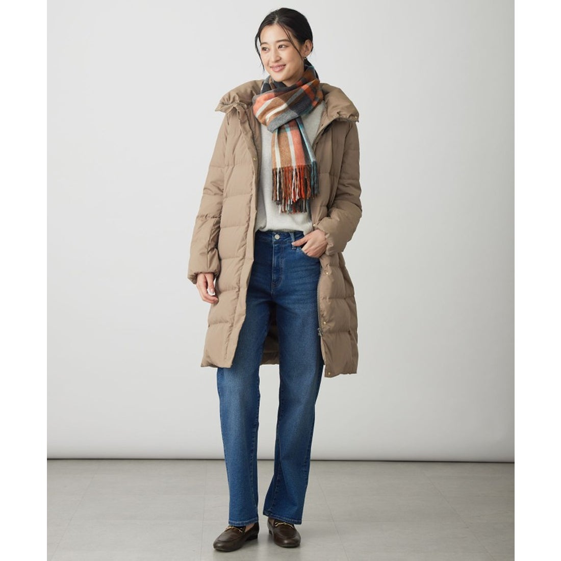 ジェイ プレス レディス J.PRESS LADIES 【洗える・2way】タフタダウン