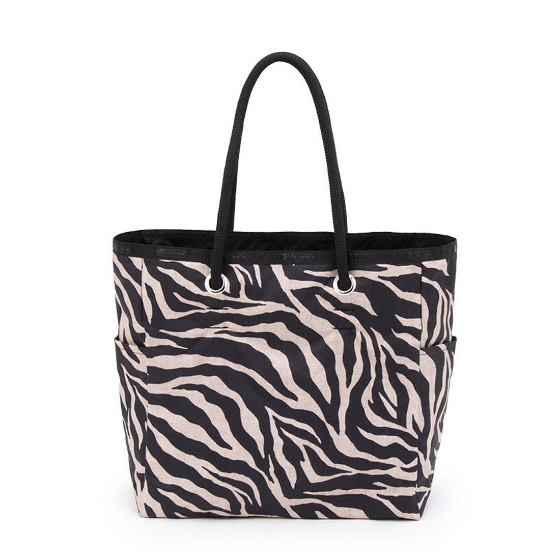 レスポートサック LeSportsac ML 2 WAY TOTE （ラフィアゼブラ