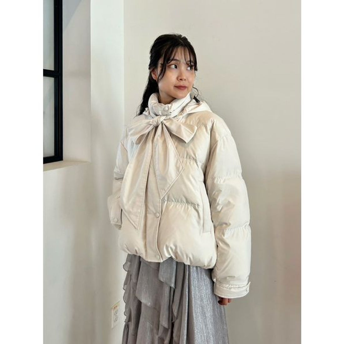 リリーブラウン LILY BROWN 【WEB限定カラー】recycleリボンダウン