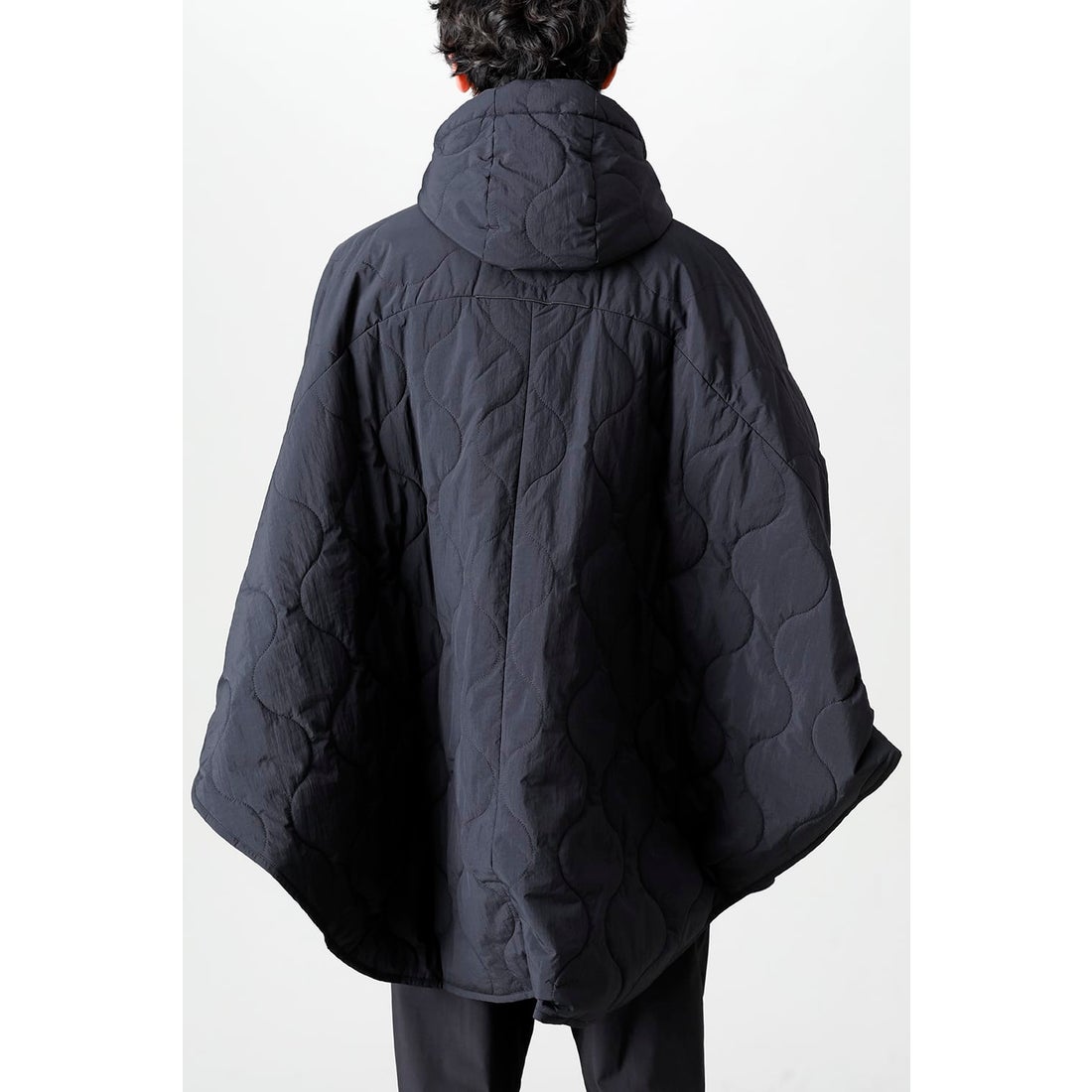 ランタン lantern Heating Poncho （Black） -FASCINATE