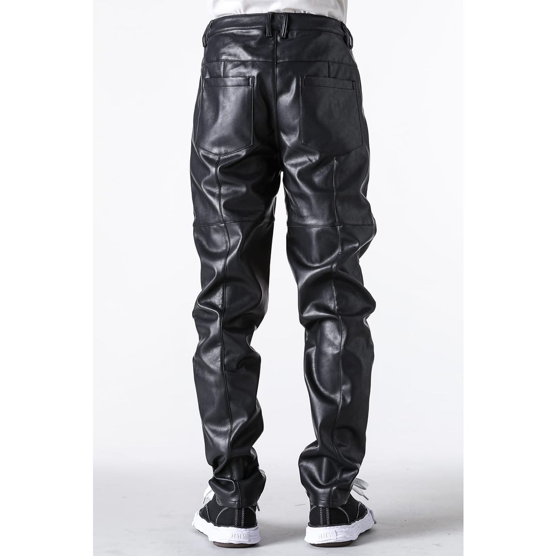 ラストネスト LAST NEST Leather Slim Trouser （Black） -FASCINATE
