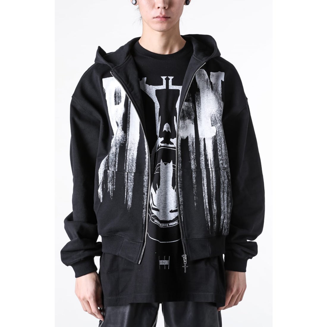 ラストネスト LAST NEST Risk Zip Up Hoodie （Black） -FASCINATE