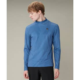 LANVIN SPORT 総柄プリントハイネックシャツ【蓄熱保温/吸汗速乾/UV