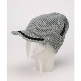 ランバン スポール LANVIN SPORT ツバ付ニットキャップ -デサント