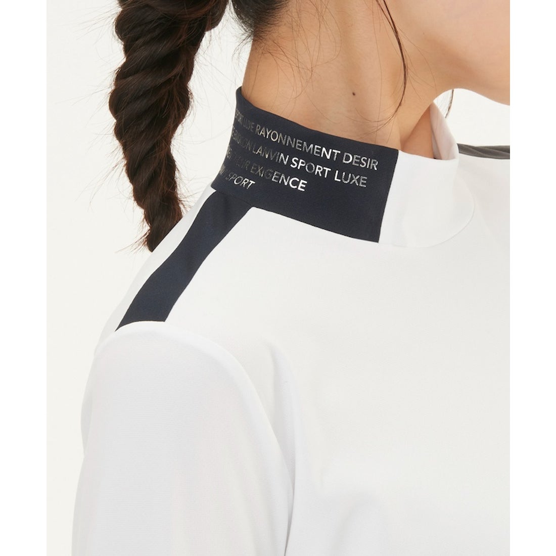 LANVIN SPORT 【WEB限定】ロゴモックネック長袖シャツ【保温/UV