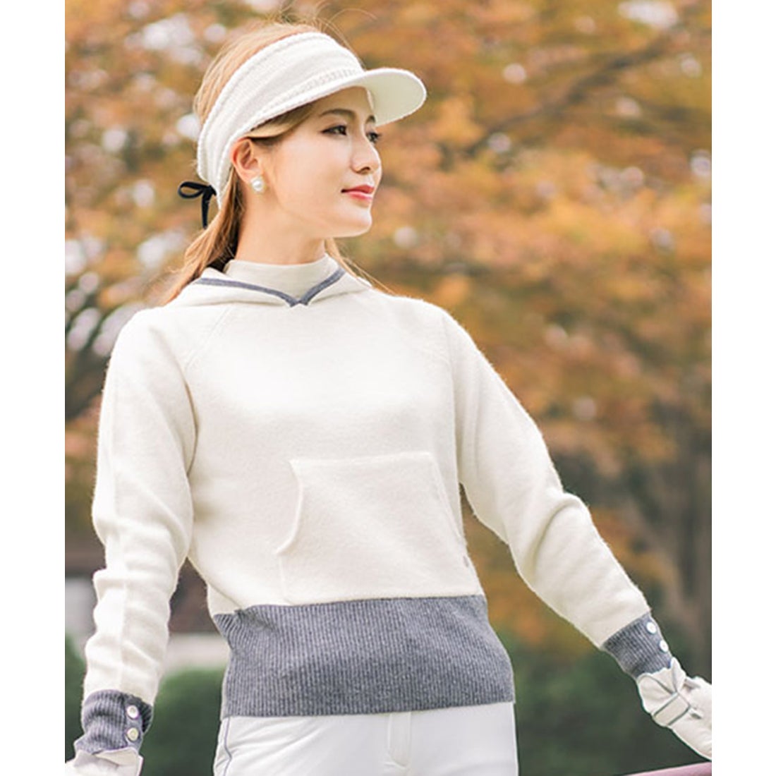 LANVIN SPORT ニットパーカー【アウトレット】 -デサントストア