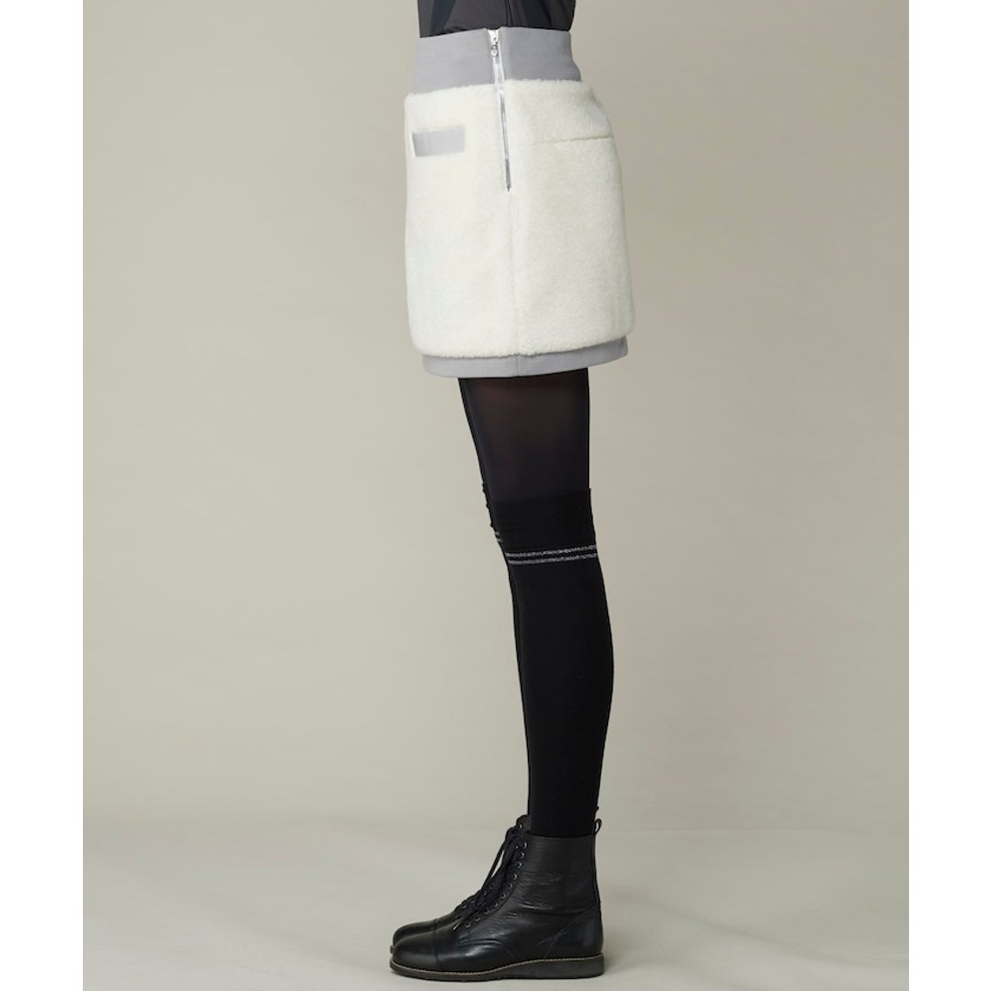 LANVIN SPORT ボアスカート（総丈42.5cm）【蓄熱保温裏地付き