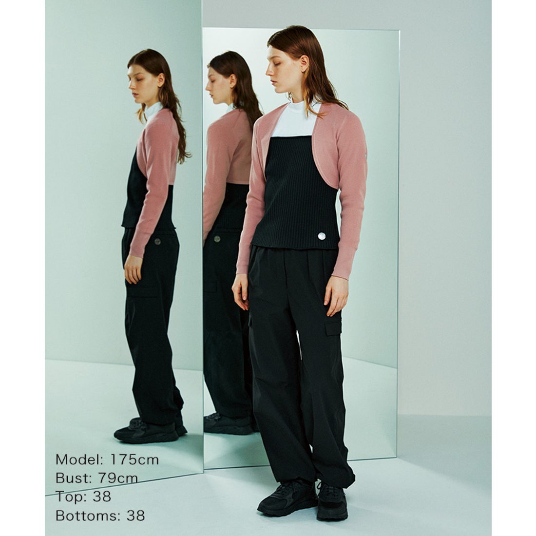 ランバン スポール LANVIN SPORT ワイドロングパンツ【ストレッチ/吸汗