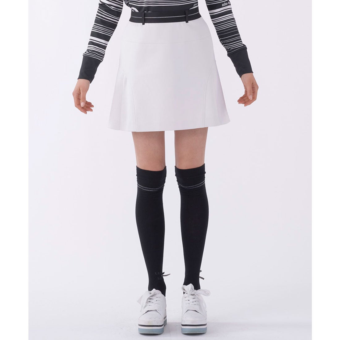 ランバン スポール LANVIN SPORT ダンボールニットAラインスカート【UV