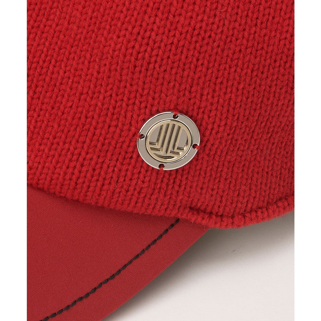 ランバン スポール LANVIN SPORT ツバ付きニットキャップ -デサント