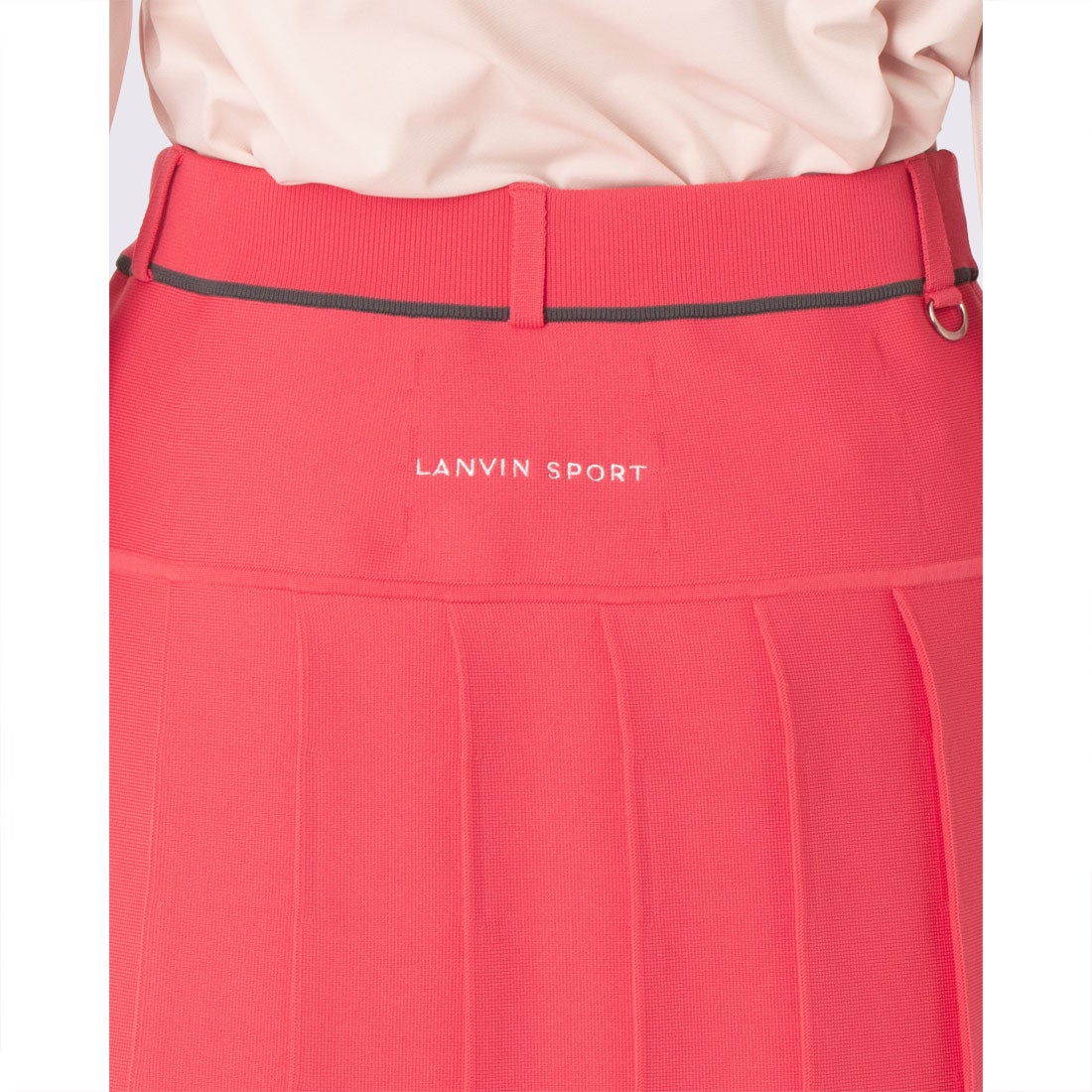 ランバン スポール LANVIN SPORT ニットプリーツスカート -デサント