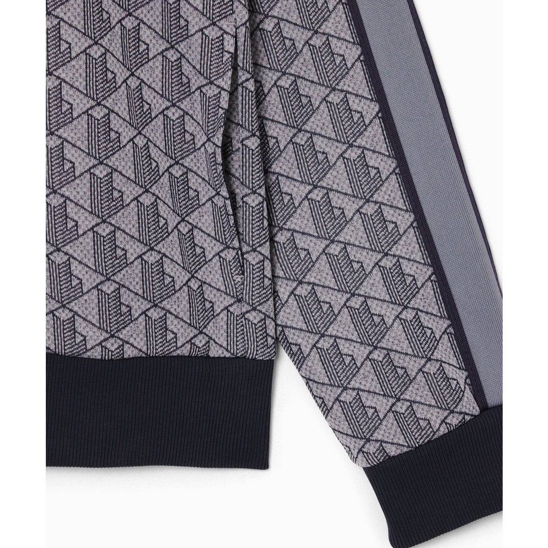 ラコステ LACOSTE モノグラムジャカードトラックジャケット （ネイビー