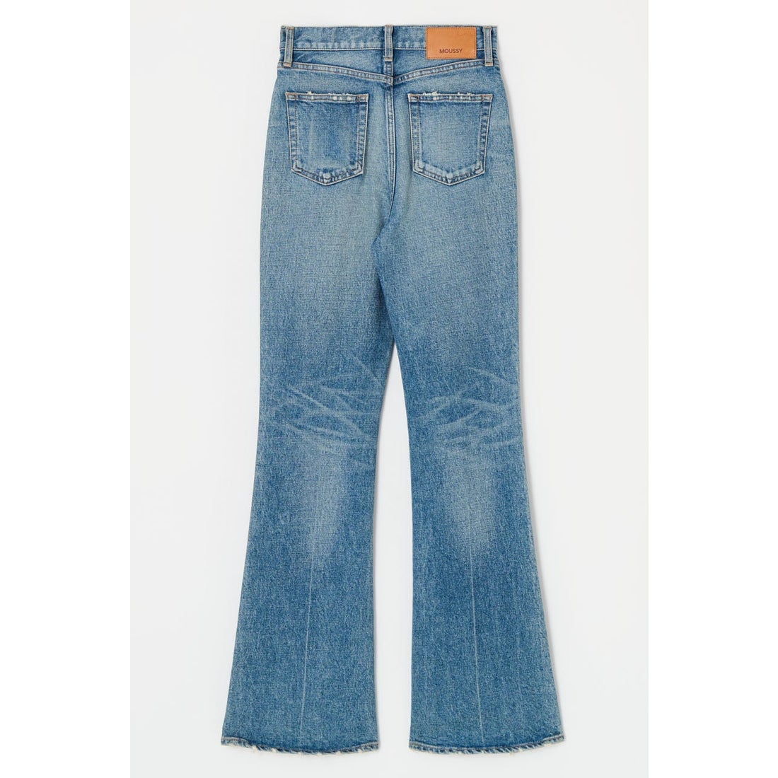 マウジー MOUSSY MVS FLARE(L) / ロングサイズ （BLU） - ファッション