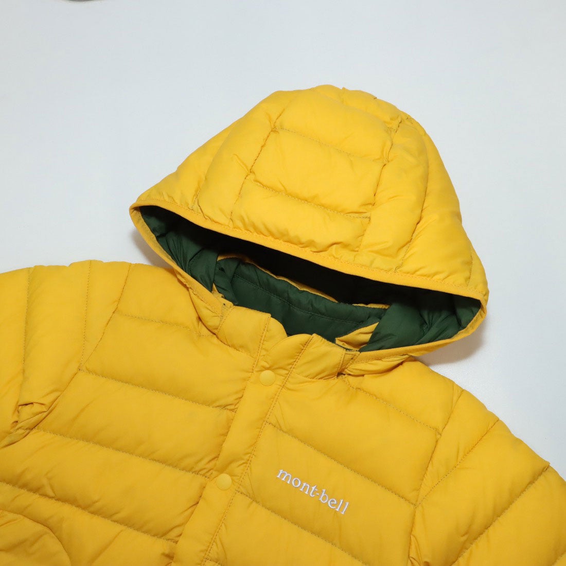 モンベル mont-bell ネージュダウン パーカ Baby's （イエロー