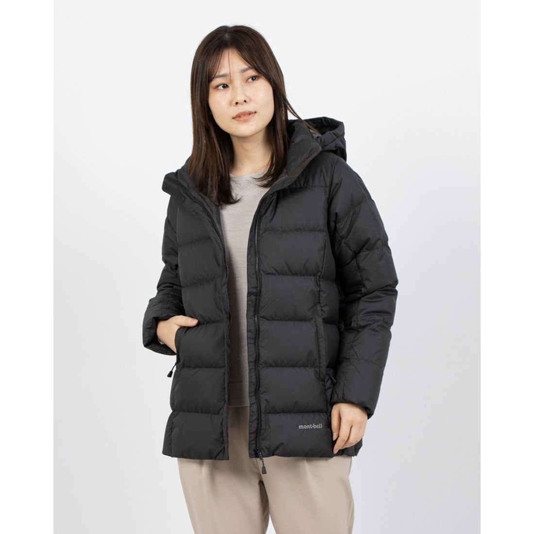 モンベル mont-bell トラベルダウンパーカ Women's （ブラック） -靴