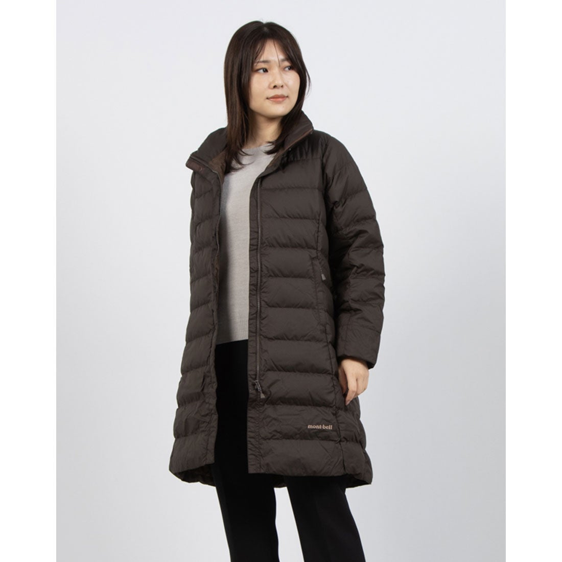 モンベル mont-bell トラベルダウンロングコート Women's （ブラウン