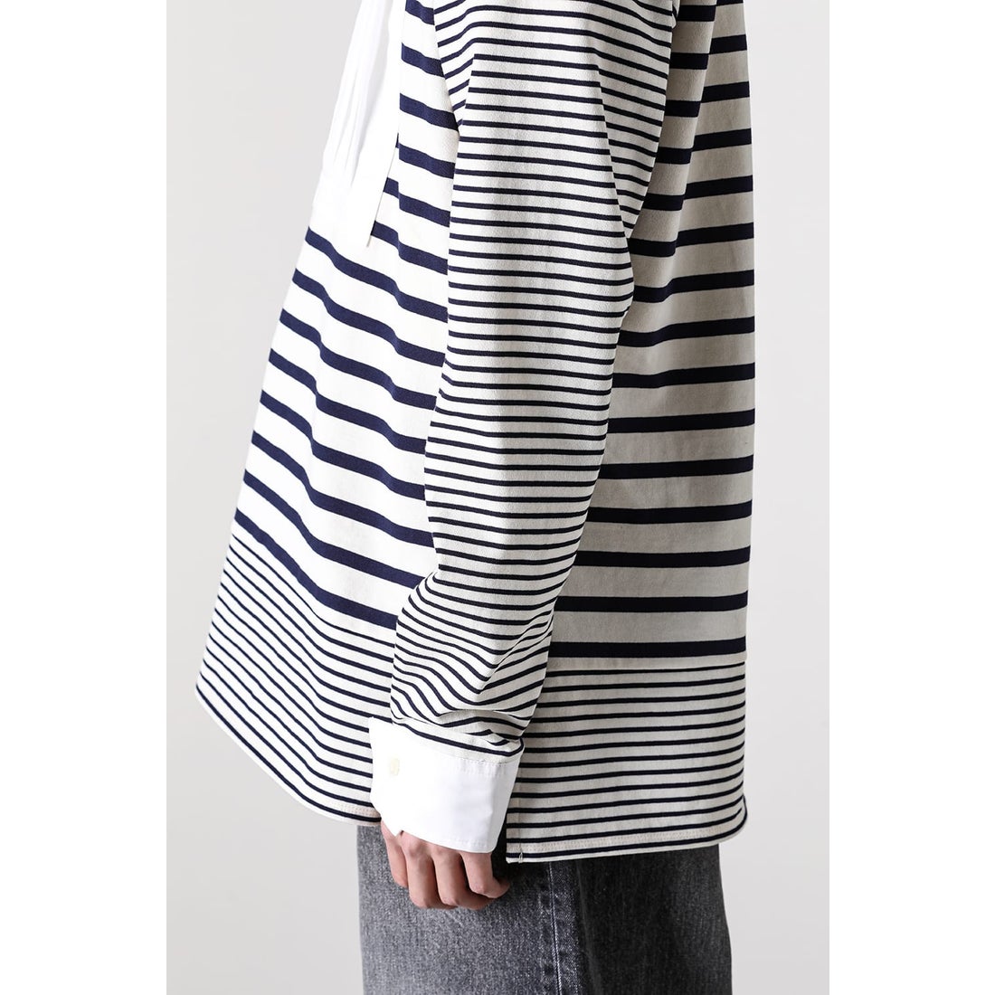 エムエーエスユー MASU Marine Pullover Shirt （Navy） -FASCINATE