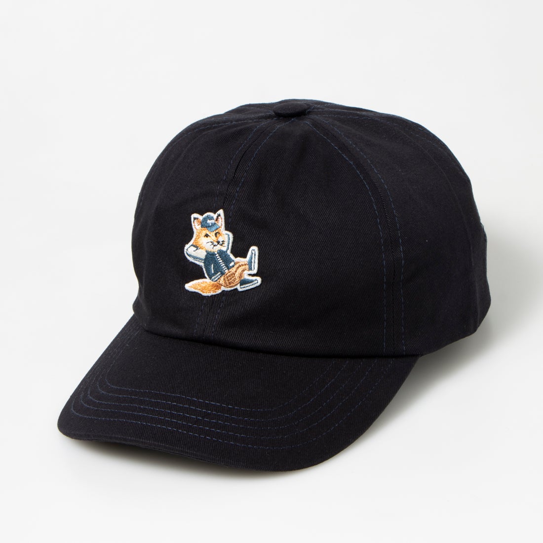 メゾンキツネ MAISON KITSUNE キャップ （Navy） -靴＆ファッション
