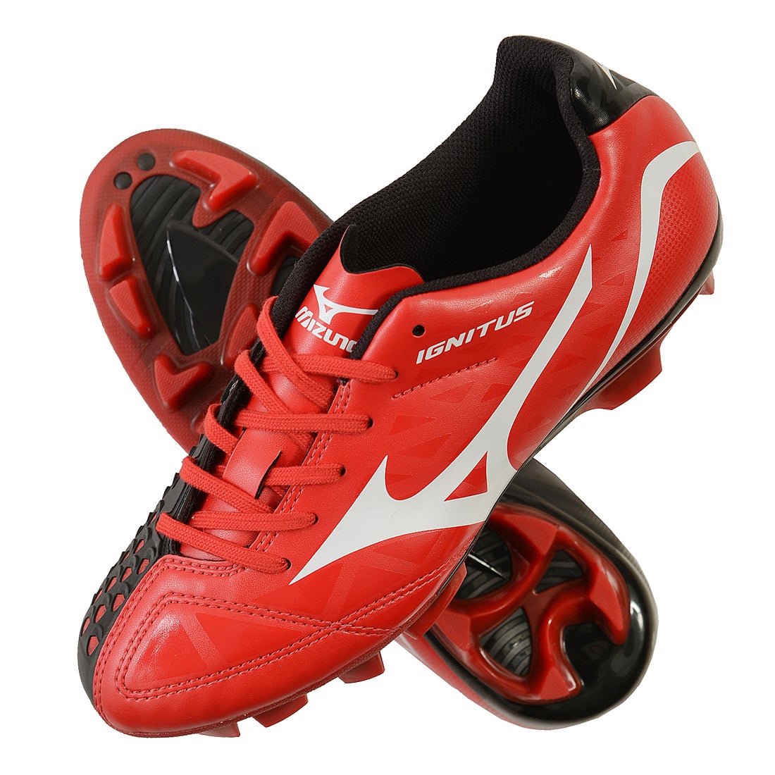 MIZUNO ミズノ イグニタス4 MD ジュニア(レッド×ブラック) P1GB163201